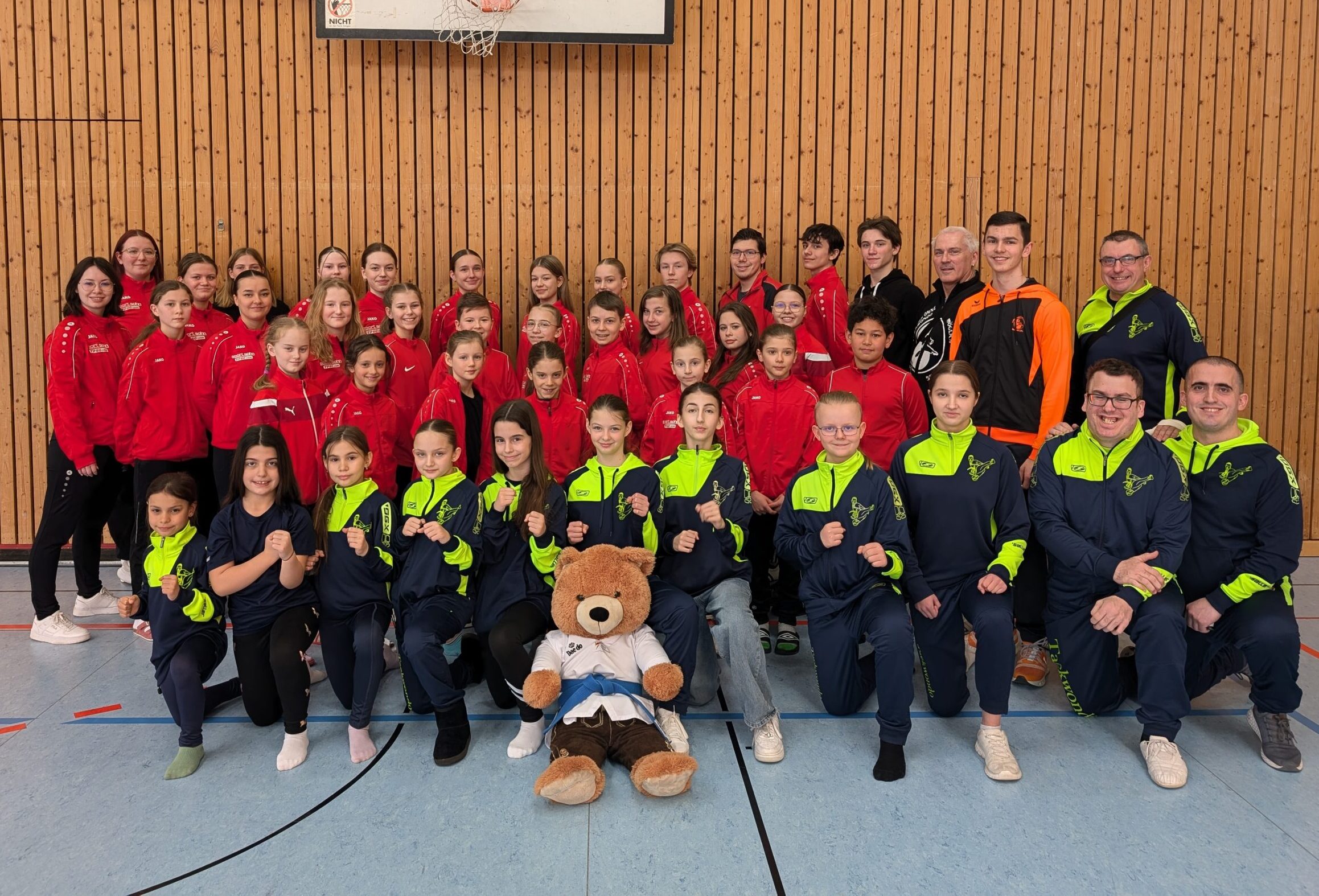 Team der Sportschule Sonner bei der SBM Taekwondo Technik