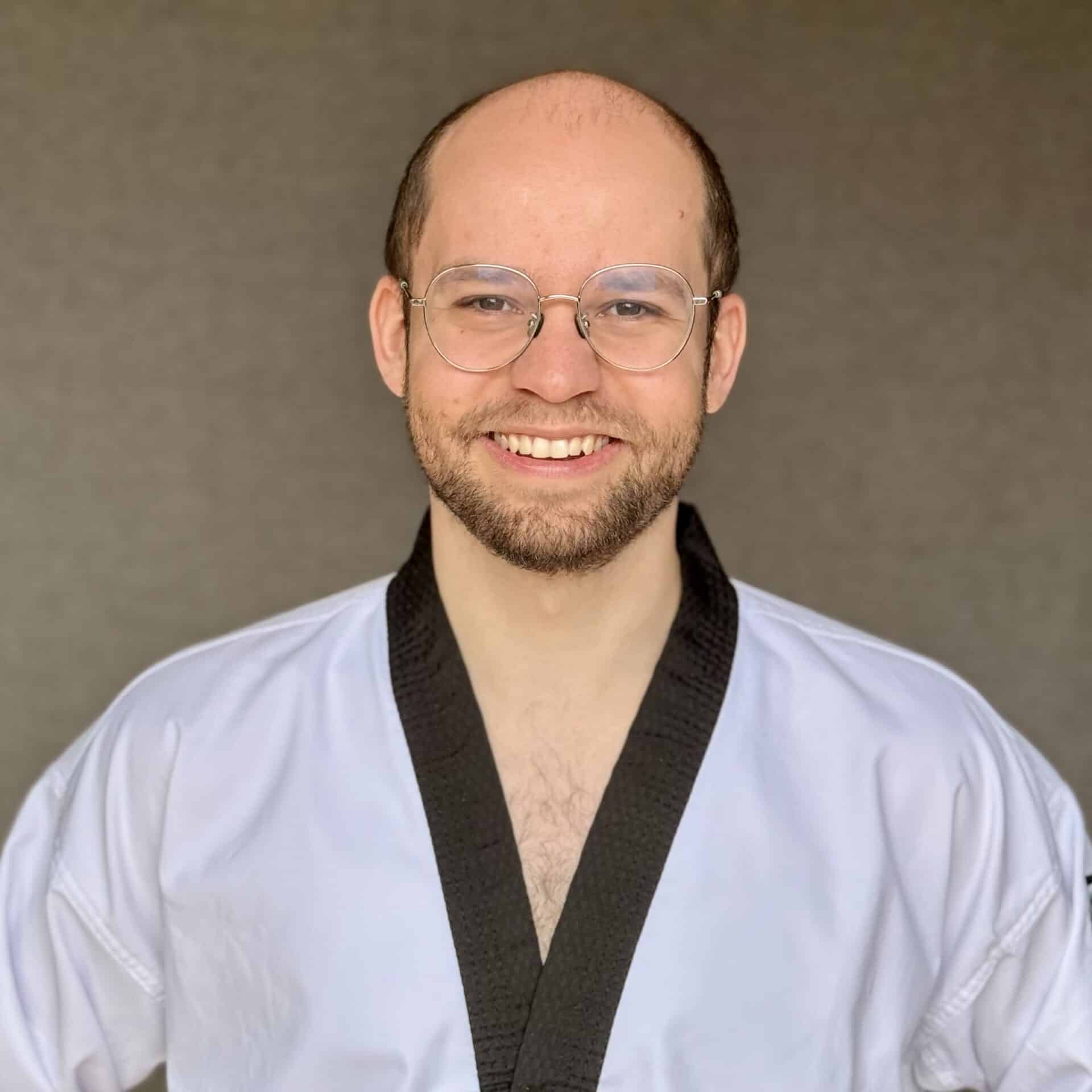 Portrait von Sebastian Seibold im Dobok