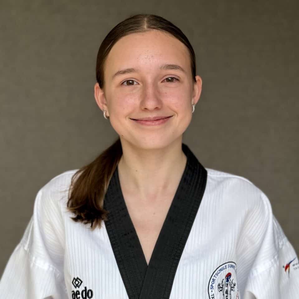 Portrait von Verena Keppeler im Dobok
